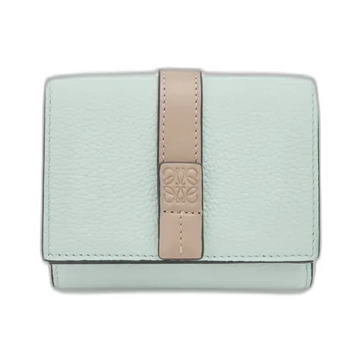 Trifold Wallet In Soft Grained Calfskin