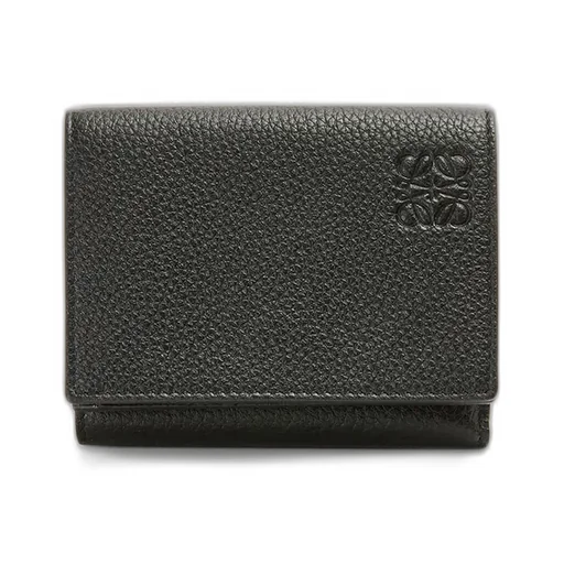 Trifold Wallet In Soft Grained Calfskin