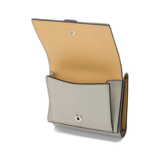 Trifold Wallet In Soft Grained Calfskin