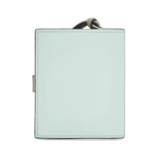 Compact Zip Wallet In Soft Grained Calfskin