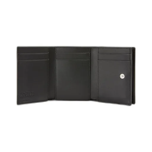 Trifold Wallet In Soft Grained Calfskin