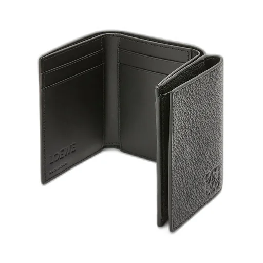 Trifold Wallet In Soft Grained Calfskin