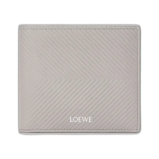 Bifold Wallet In Textured Classic Calfskin
