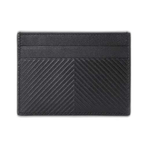 Plain Cardholder In Textured Classic Calfskin