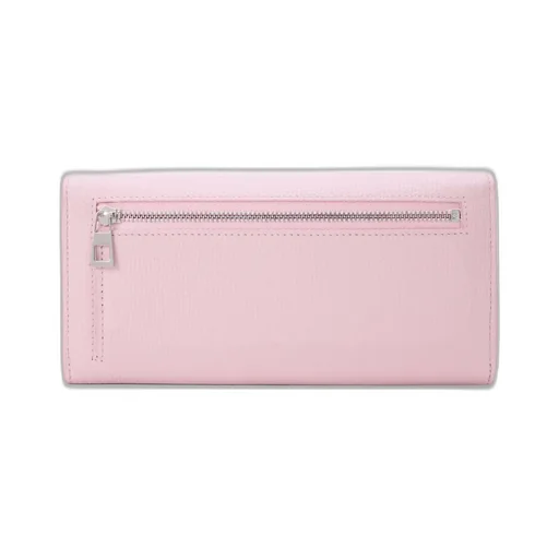 Anagram Continental Wallet In Pebble Grained Calfskin