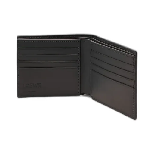 Bifold Wallet In Textured Classic Calfskin