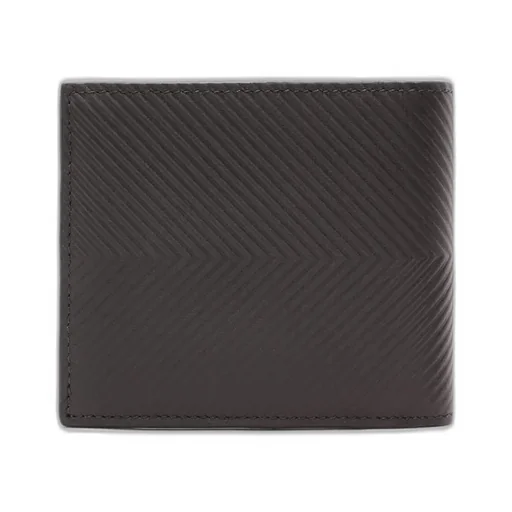 Bifold Wallet In Textured Classic Calfskin