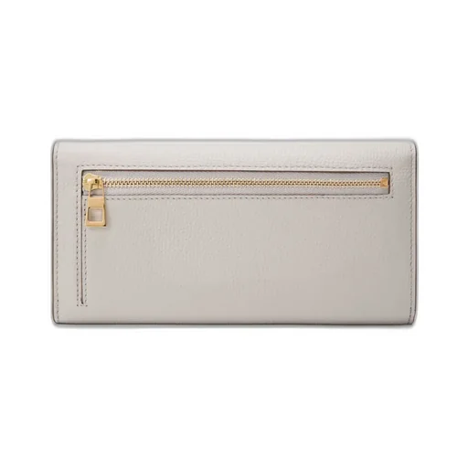 Anagram Continental Wallet In Pebble Grained Calfskin