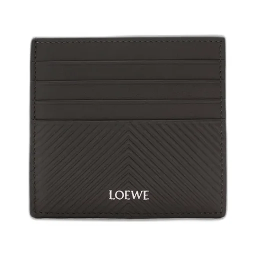 Open Cardholder In Textured Classic Calfskin