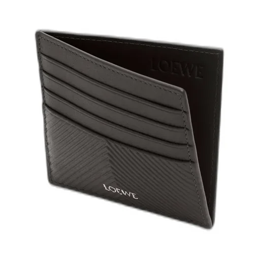Open Cardholder In Textured Classic Calfskin
