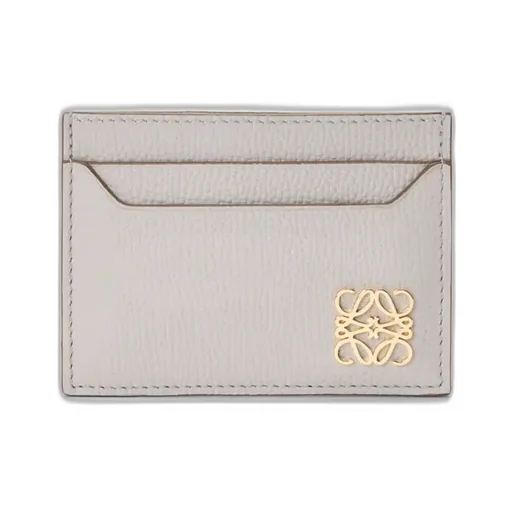 Anagram Plain Cardholder In Pebble Grained Calfskin