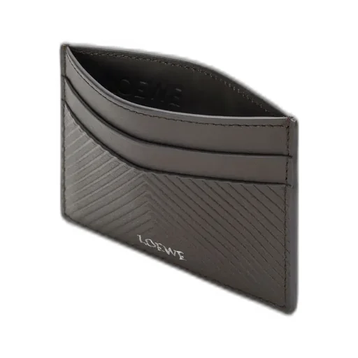 Plain Cardholder In Textured Classic Calfskin