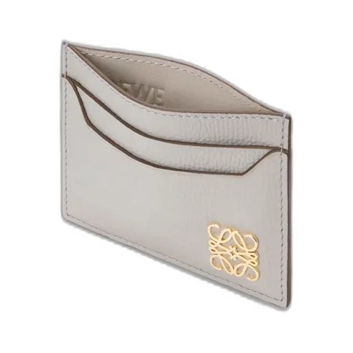 Anagram Plain Cardholder In Pebble Grained Calfskin