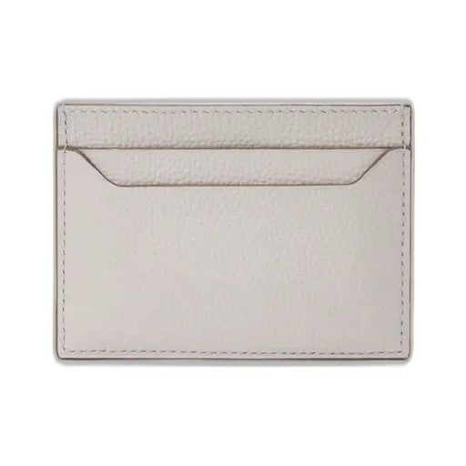 Anagram Plain Cardholder In Pebble Grained Calfskin