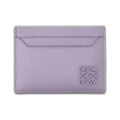 Anagram Plain Cardholder In Pebble Grained Calfskin