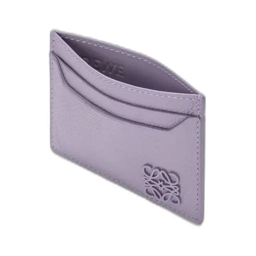 Anagram Plain Cardholder In Pebble Grained Calfskin