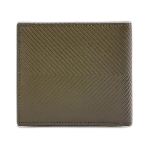 Bifold Coin Wallet In Textured Classic Calfskin