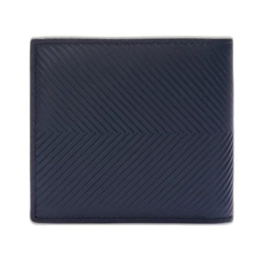 Bifold Coin Wallet In Textured Classic Calfskin
