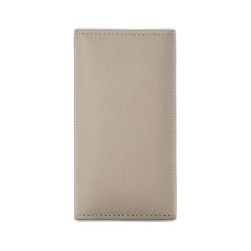Anagram Key Case In Pebble Grained Calfskin