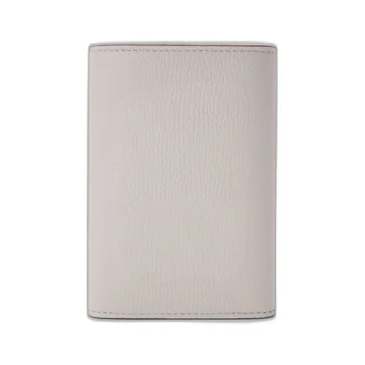 Anagram Small Vertical Wallet In Pebble Grained Calfskin