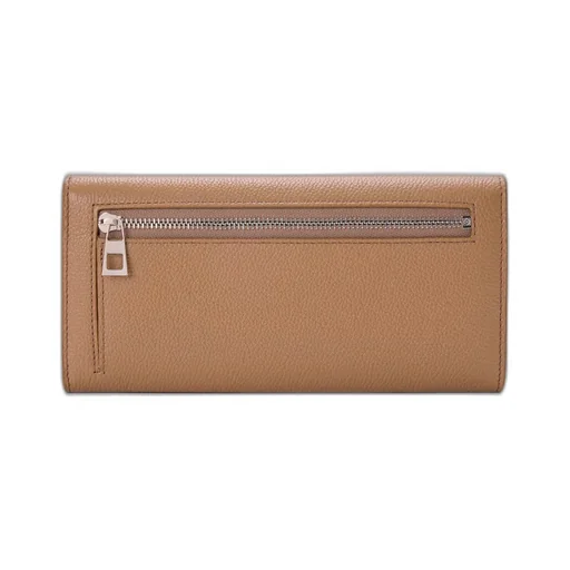 Pebble Continental Wallet In Mini Grain Calfskin