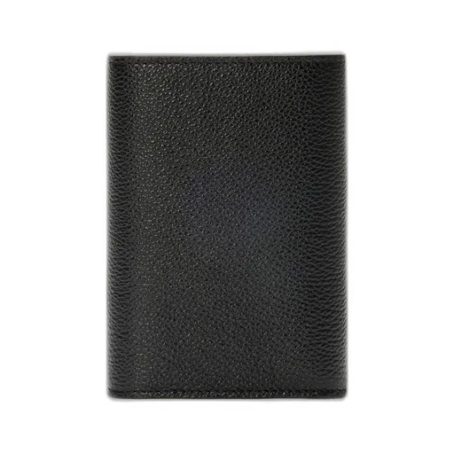 Pebble Small Vertical Wallet In Pebble Grained Calfskin