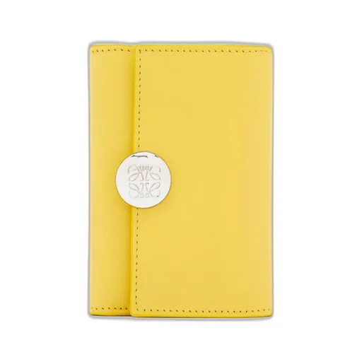 Pebble Small Vertical Wallet In Shiny Nappa Calfskin