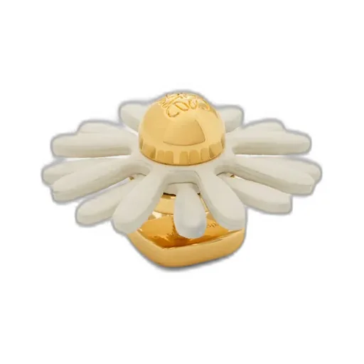 Flower Pin In Calfskin