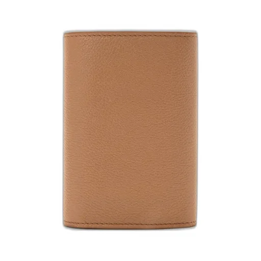Pebble Small Vertical Wallet In Pebble Grained Calfskin
