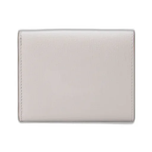 Anagram Trifold Wallet In Pebble Grained Calfskin