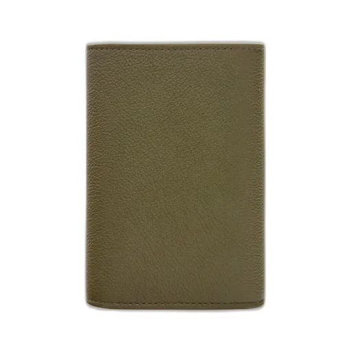 Pebble Small Vertical Wallet In Pebble Grained Calfskin