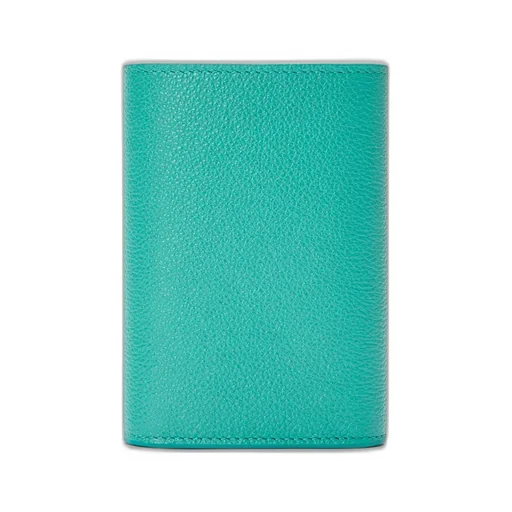 Pebble Small Vertical Wallet In Pebble Grained Calfskin