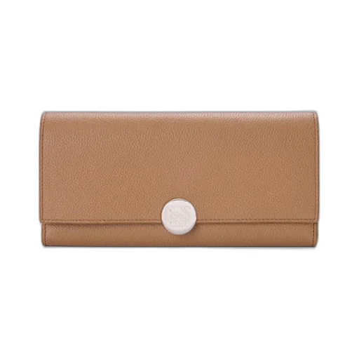 Pebble Continental Wallet In Mini Grain Calfskin