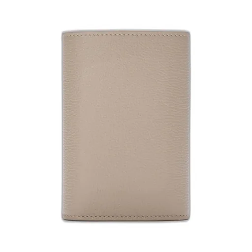 Pebble Small Vertical Wallet In Pebble Grained Calfskin