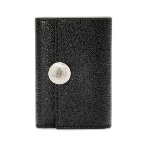 Pebble Small Vertical Wallet In Pebble Grained Calfskin