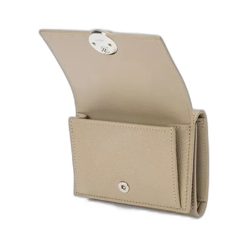 Pebble Trifold Wallet In Pebble Grain Calfskin
