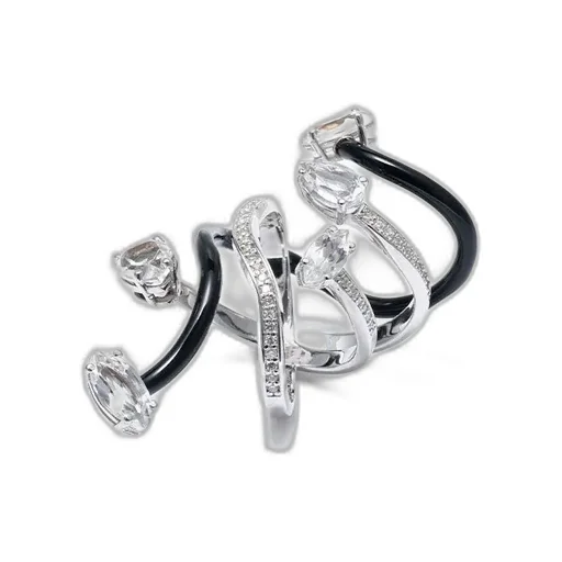Vine Wrapped Cocktail Ring 9 K