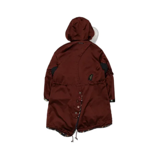 Double Face Satin Mod Coat