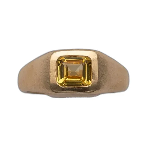 Yellow Block Ring