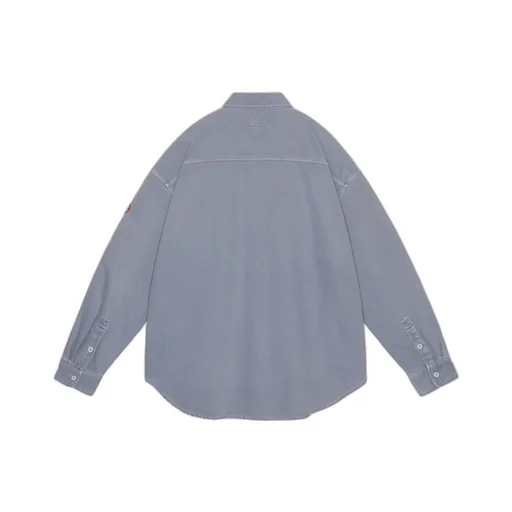 Overdye Otton Twill Big Shirt Charcoal