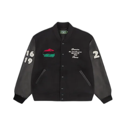 Peace Wreath Varsity Jacket