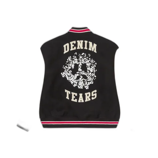 Peace Wreath Varsity Jacket