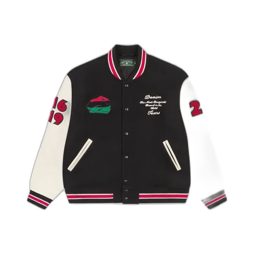 Peace Wreath Varsity Jacket