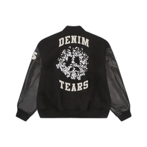 Peace Wreath Varsity Jacket