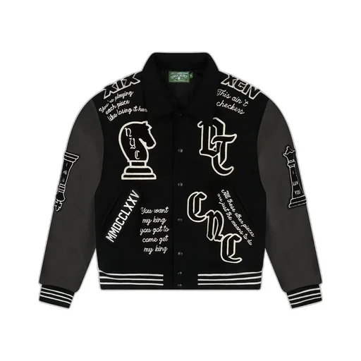 Grandmaster Varsity Jacket Black