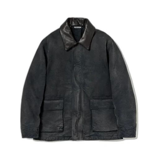 Product Dyed Organic Cotton Duck Blouson