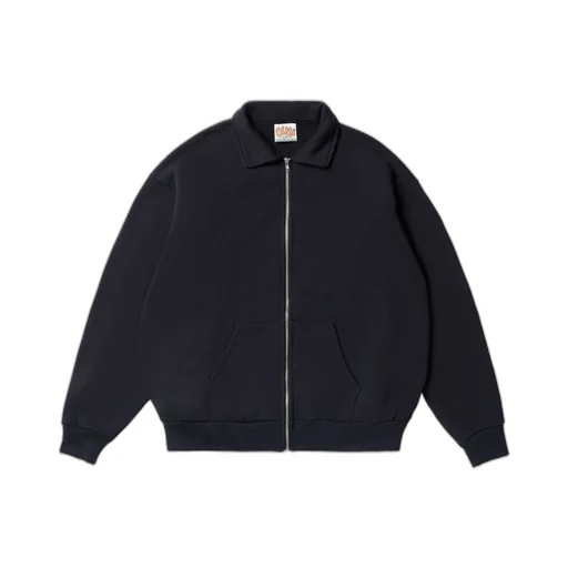 Collar Zip Sweatshirt