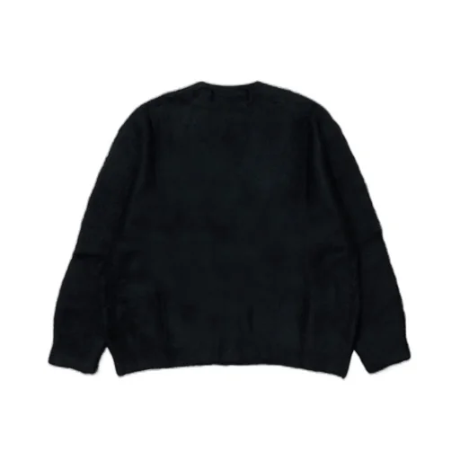 Wool Mohair Smooth Knitted