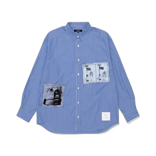 Cotton Stripe X Cotton Stripe/Cotton Oxford Mixralph Steadman