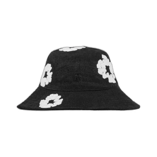 Denim Wreath Bucket Hat